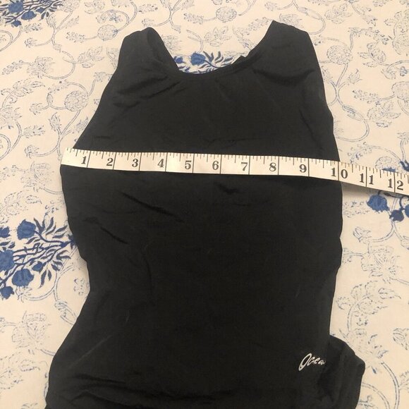 Ocean Competition Swimsuit One Piece Size 28 Black  High Neck - Picture 9 of 9